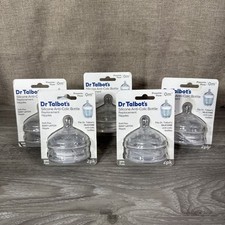 Dr. Talbots 0M Anti-Colic Bottle Nipples 2-Pack Slow Flow Soft-flex Lot Of 5