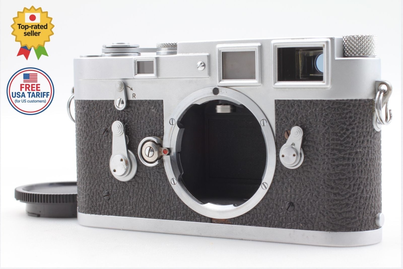 [N MINT] Leica Leitz M3 Double Stroke Rangefinder 35mm FIlm Camera from JAPAN
