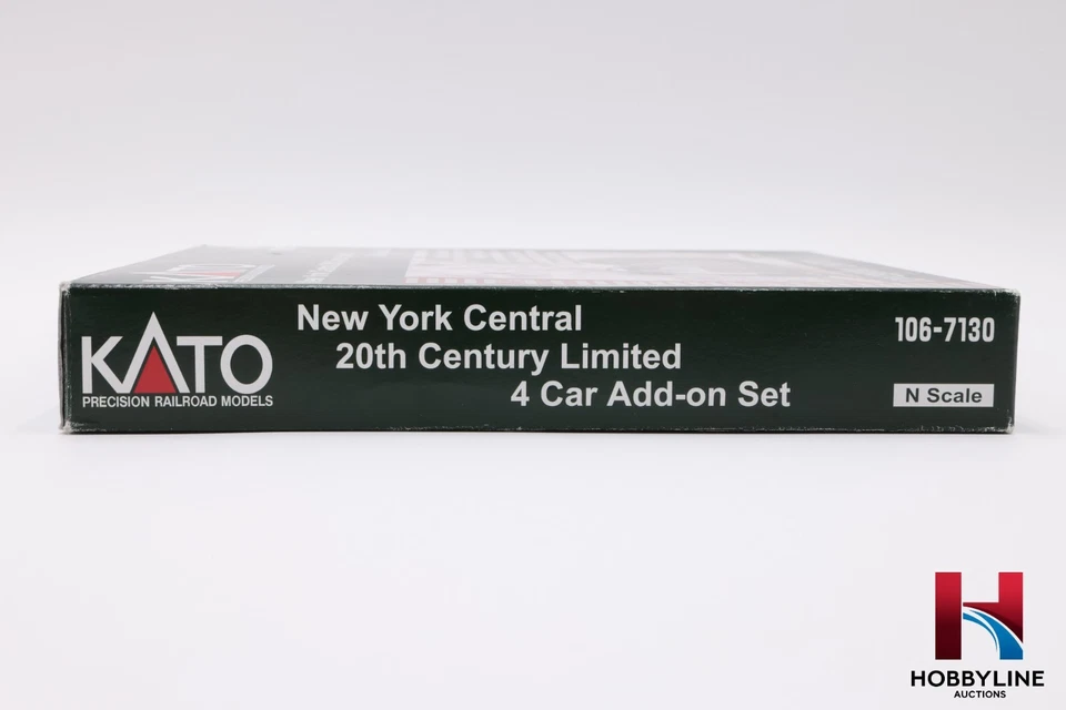 N Scale Kato 106-7130 New York Central 20th Century Limited 4 Car Add-On Set - Image 4 of 4