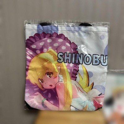 Monogatari Series Shinobu Oshino & Ononoki Yotsugi Tote Bag, Used,
