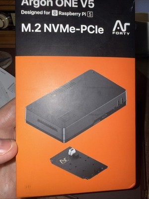 Argon ONE V5 M.2 Nvme Case for Raspberry Pi 5 | Aluminum Pi 5 Case