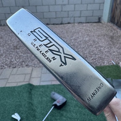 STX Greeny IV Steel Shaft Putter with Karma Grip Classic Blade Design 35.5''