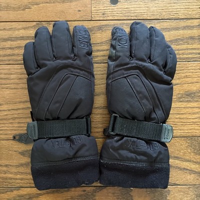 Kombi Gore-Tex PrimaLoft Black Leather Palm  Winter Gloves Women Medium