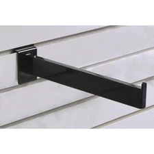 12" Black Slatwall Faceouts