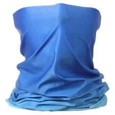 Summer Neck Gaiter Sun Protection Face Mask for Fishing, Gradient Blue