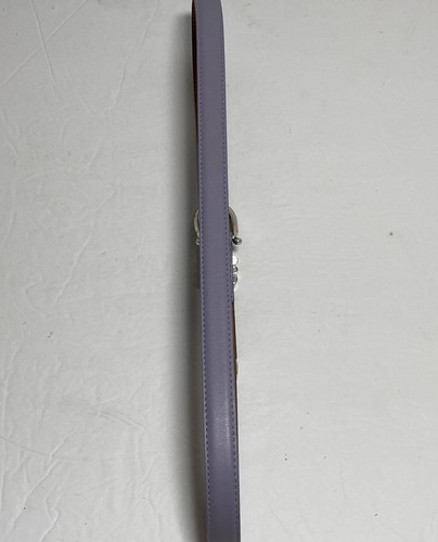 Brighton Belt Women’s Large 34 B14065 Silver Tone Hardware Lilac Purple Leather - Picture 12 of 12