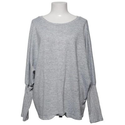 Strickpullover, Größe: XL, Grau, Elasthan/Polyester, Einfarbig, Damen #Jsd
