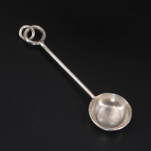 VTG Sterling Silver - Solid Sugar Spice Spoon Necklace Pendant - 2g