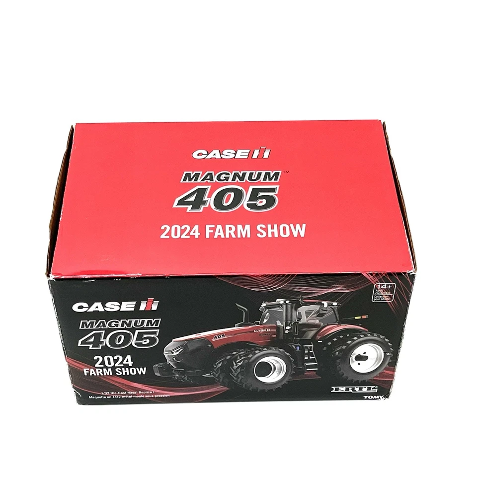 CASE IH 2024 FARM SHOW Edition 405 MAGNUM 1/32 Scale Diecast Tractor ERTL Tomy - Image 2 of 4