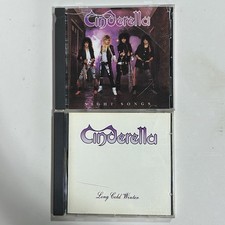 Cinderella Two 2 CD Lot- Night Songs (1986 Cl...