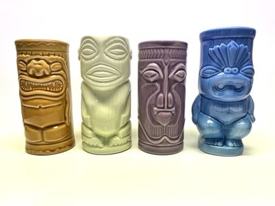 Tiki Mugs Lot Of 4