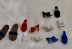 Vtg Barbie Allan Skipper Chris Doll Shoes 1960s Lot Mules Sandals Sneakers Etc