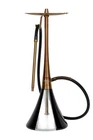 ODUMAN ORION Hookah Bronze Body Black Glass Hookah Shisha and Bag Together