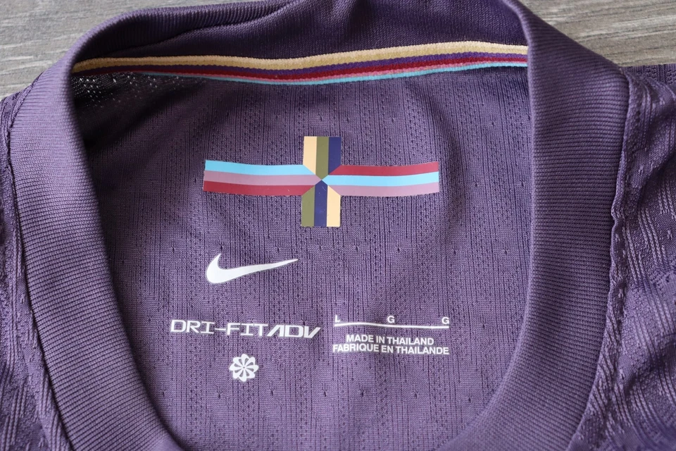 NIKE ADV ENGLAND 2024 AWAY SHIRT FOOTBALL SOCCER JERSEY PLAYERS ISSUE MENS LARGE - Image 4 of 4