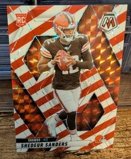 2025 Panini Mosaic - Rookies Shedeur Sanders #302 Red & White