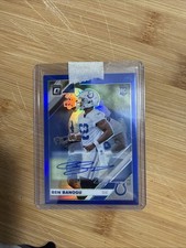 Ben Banogu Optic Blue Rookie Card Auto /75. rookie card picture
