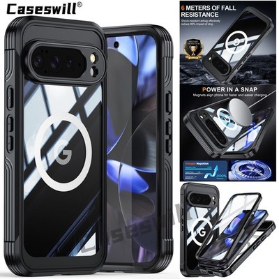 Caseswill For Google Pixel 10a 10 9a 9 8 Pro XL Full-Body Magnetic Case Cover
