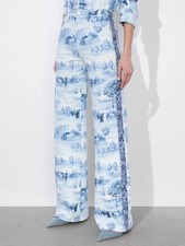 Alice  Olivia Weezy Chateau Printed Jeans 25