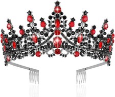 Queen Crown for Women Crystal Princess Tiaras Rhinestone Wedding Tiara