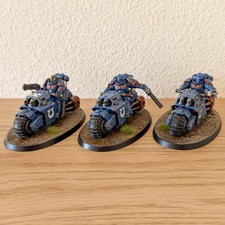 Warhammer 40k Ultramarines - Painted Outriders Squad - Item 433-32