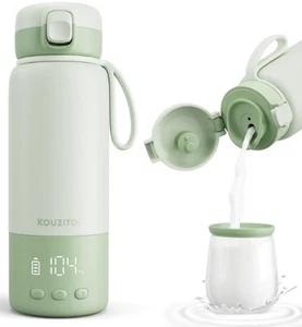 Chauffe-Bouteille Portable pour Voyage, Chauffage Rapide + Thermos chauds à longue durée de vie
