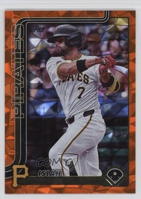 2025 Topps Series 2 Orange Diamante Foil /25 Isiah Kiner-Falefa #559 1g0v