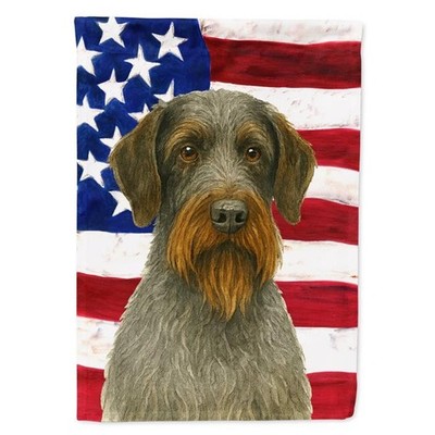 Carolines Treasures WDK6322GF 15.5 x 11.25 in. Steel Gray Wirehaired Pointing...