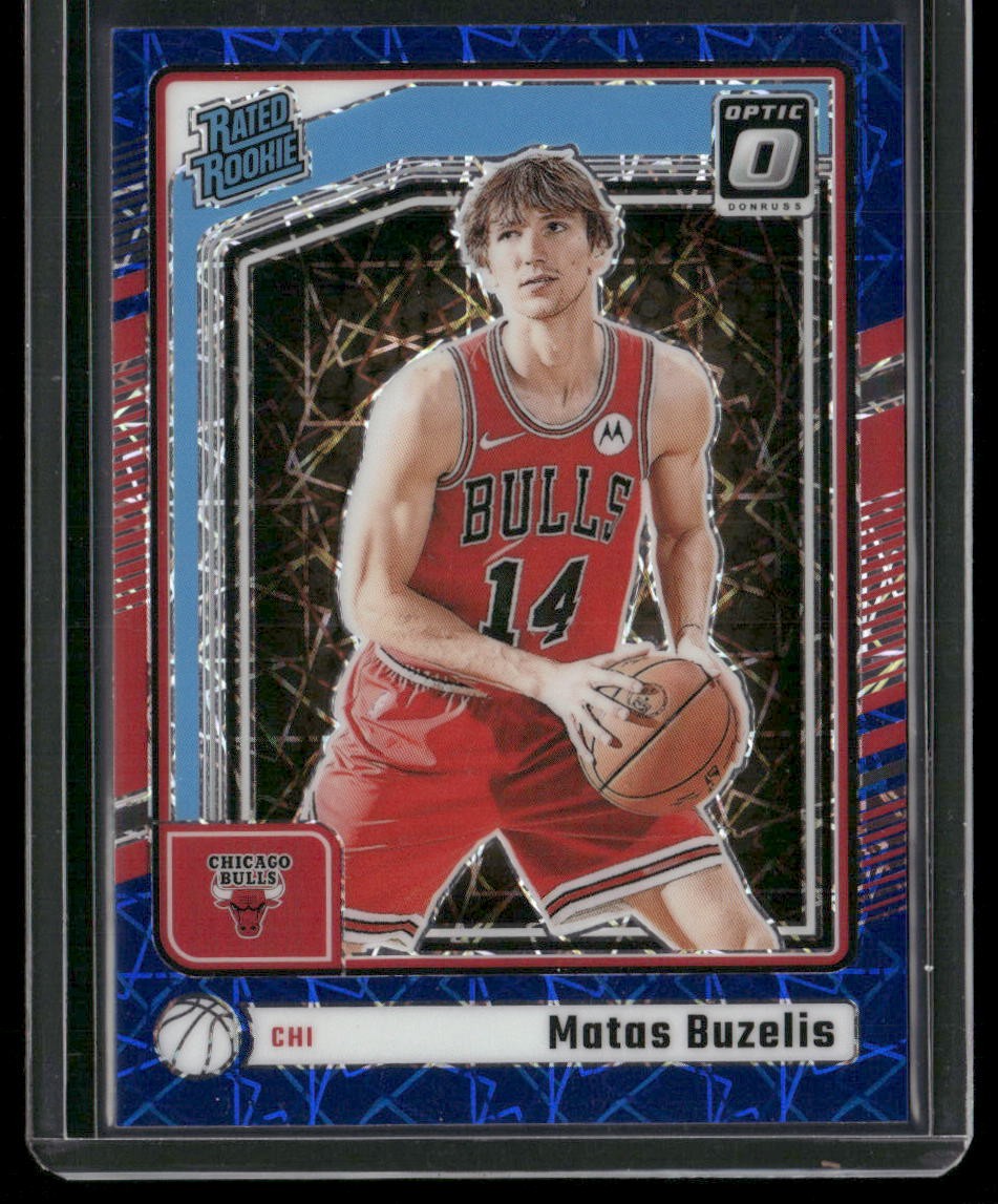 2024-25 Donruss Optic #271 Matas Buzelis Blue Velocity ROOKIE