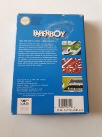 Boxed Paperboy Nintendo NES PAL NO MANUAL See Description 