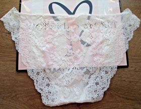 VICTORIA'S SECRET DREAM ANGELS Bikini Panty VS Coconut White S M L XL Lace NWT