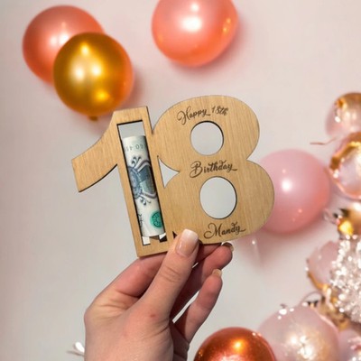 Geschenke zum 18. Geburtstag Mädchen Jungen Geldhalter Geldbörse Meilenstein besonderes Alter 16. 21