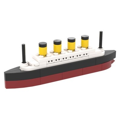 LEGO Titanic   Eigenkreation im Mini-Format von KiSebA
