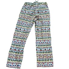 Hanna Andersson Mens Buddy Raised by Elves Flannel Pajama Pants Christmas Sz M