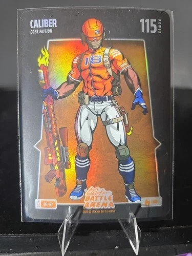 2026 Bo Jackson Battle Arena CALIBER Caleb Williams FIRE Battle Foil BF-147!