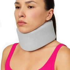 Adjustable Neck Brace Support Wrap Soft Foam Cervical Collar Neck Pain Relief