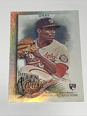 Josiah Gray 2022 Topps Allen & Ginter Rookie Silver Portrait Hot Box Foil Card