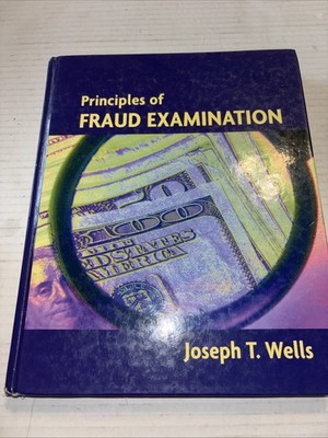 Principles of Fraud Examination Hardcover Good Condition