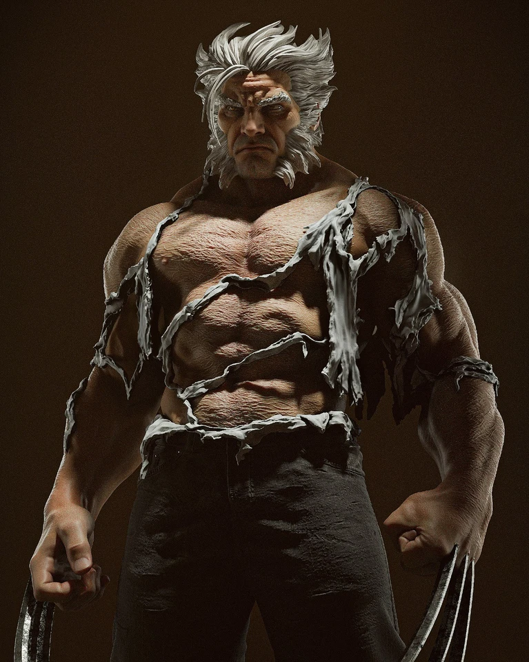 Logan by CA 3D Studio - 3D Printed Resin Model Kit (Unassembled & Unpainted) - Image 4 of 4
