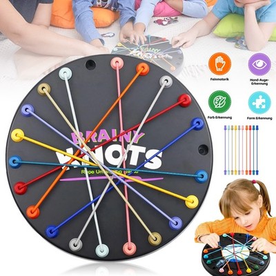 Louismann Brainy Knots   Rope Challenge Puzzle Knobelspiel mit Seil Geschicklich