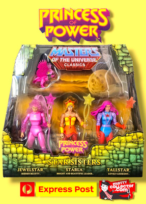Masters of the Universe Classics STAR SISTERS MOTUC MOTU NEW MIB Mailer 2011