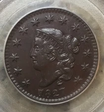 1828 Large Cent 1C Coronet Head PCGS Genuine N 11 Altered Surfaces