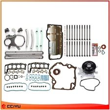 ✅Timing Cover Gasket Oil Pan Gasket Head Bolts set For 02-03 Dodge Ram 1500 4.7L