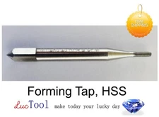 M1.2x0.25 Forming Tap Bottom RH3 HSS Rolling Tap Craftsman Metric Thread Forming