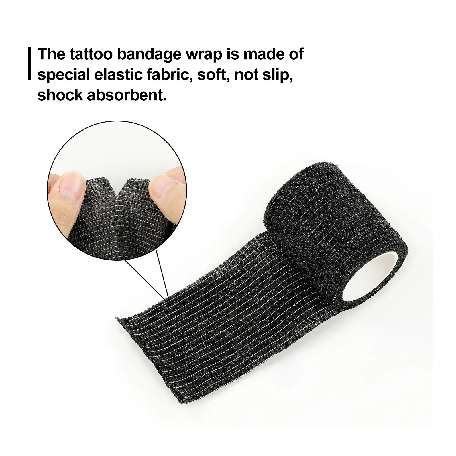 Hand Poke Pen Stick Tool Tattoo Needle Holder Pigment Glover Grommet Bandage Kit