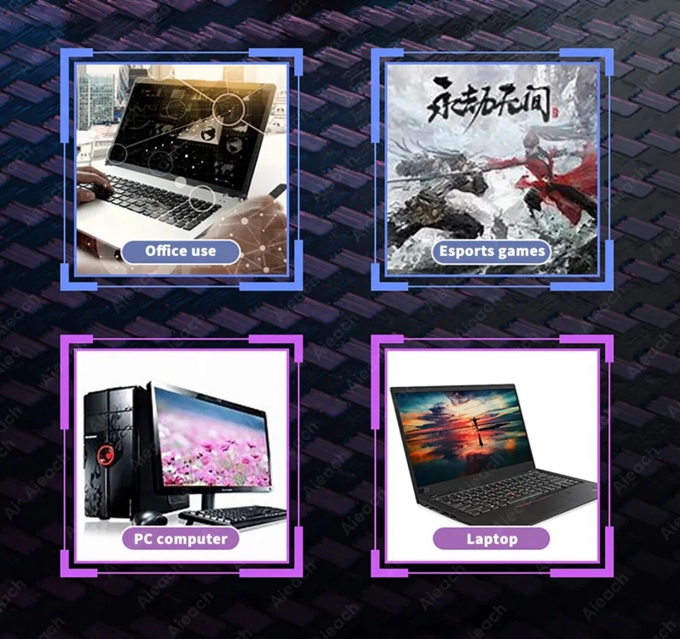 RGB LED AIEACH Bluetooth Gaming Mouse, Professional & Affordable Mouse. - Image 2 of 4