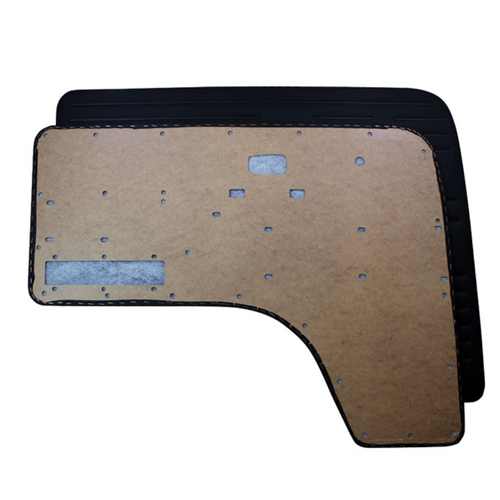 FOR VW T2 BAY WINDOW FRONT SEAT COVERS AND DOOR PANELS 2 PCS. TOBACCO BASKET WEA - Picture 3 of 3