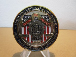 NYPD-New-York-Police-Department-114th-Precinct-Detective-Sq-Challenge-Coin-379B