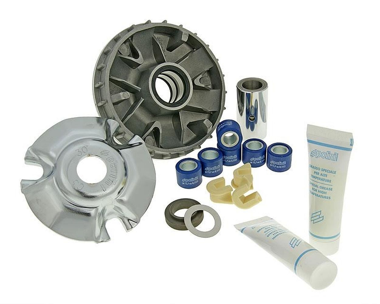 Koppelingshuis Polini Maxi Speed Bell EVO Piaggio 125-180cc 2 takt