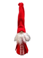 Larssons Tra Sweden red Santa 7.5" Christmas Tomte wooden figure doll new nwt