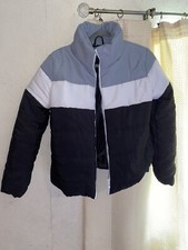 I Saw It First Puffer Tricolour Block Coat S